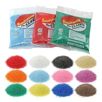 Sandtastik Colored Sand 12pk