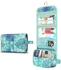 Portable Toiletry Cosmetic Travel Bag, Large Water Resistant Hanging Makeup O...