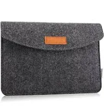 MoKo 9-11 Inch Felt Tablet Sleeve Bag Carrying Case Fits with Tab S8/S9 11", iPad Pro 11 inch, iPad 10th Gen 10.9, iPad 9/8/7th 10.2, iPad Air 5/4th 10.9, iPad Air 3 10.5, iPad 9.7 - Light Gray