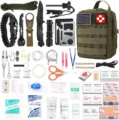 216 Pcs Survival First Aid Kit