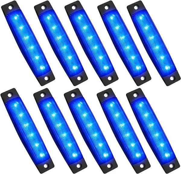 PSEQT 10 Pcs LED Rock Strip Lights