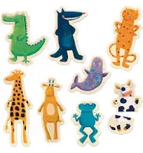 Crazy Animal Mix & Match Wooden Magnets