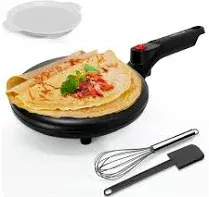 NutriChef Electric Griddle Crepe Maker Hot Plate Cooktop