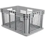 Hudson Exchange 24 x 16 x Mesh Straight Wall Handled Storage Container Tote