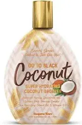 Supre Tan Go To Black Coconut Bronzer Tanning Lotion 12 fl oz