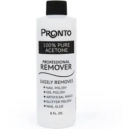 Pronto 100% Pure Acetone Quick, Professional Nail Polish Remover