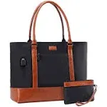 Women's Laptop Tote Bag with 15 Pockets