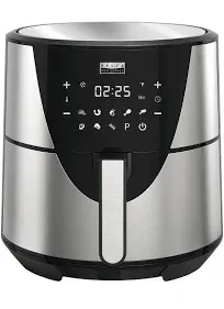 Bella Air Fryer Pro Series 8qt Touchscreen Digital 1700W - 90088 Stainless Steel