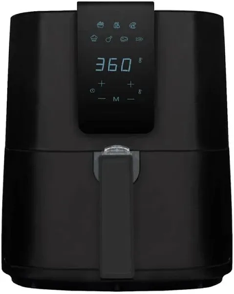 Emerald Air Fryer 1800 Watts w/Digital LED Touch Display & Slide out Pan/Detachable Basket 5.2L Capacity (1804-5.0)