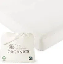 Whisper Organics 100% Organic Waterproof Mattress Protector Breathable GOTS Certified Cotton for Accident Protection