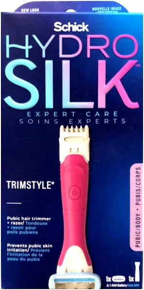 Schick Women's Hydro Silk TrimStyle Moisturizing Razor with Bikini Trimmer