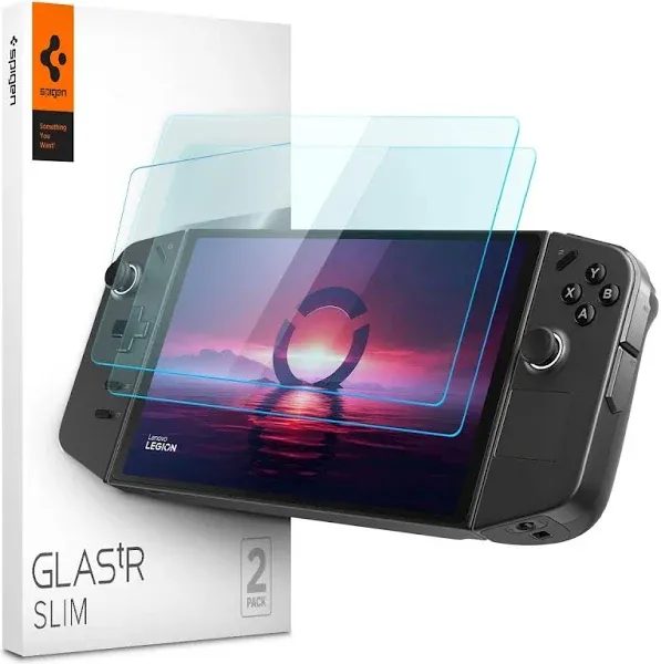 Spigen Tempered Glass Screen Protector [Glas.tR Slim] designed for Lenovo Legion Go - 2 Pack