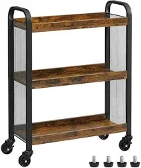 3-Tier Narrow Rolling Storage Cart