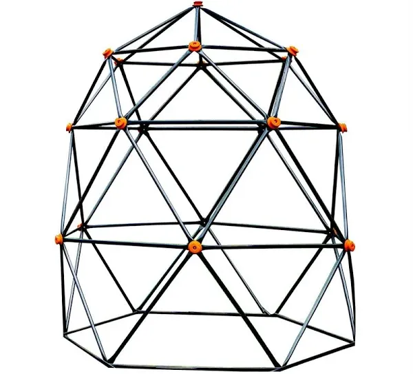 gobaplay Powder Coated Steel Geometric Climbing Dome w/ 3 Anchors (For Parts)