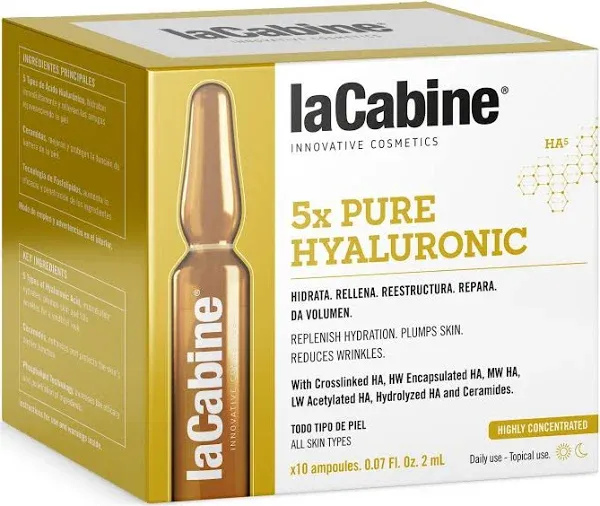 La Cabine 5X Pure Hyaluronic 10 Ampoule of 2 ml