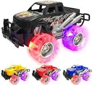 ArtCreativity Light Up Monster Trucks for Boys and Girls, Toy Truck Set, Monster