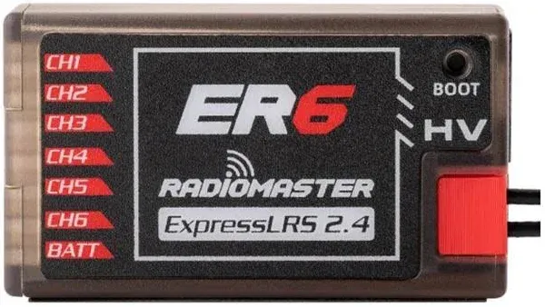 RadioMaster ER6 2.4GHz PWM ELRS 6 Channel Receiver