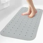 SelfSuite Extra Long Rubber Bathtub Mat, Non-Slip Shower Tub Mat, 39x16 Inch,...