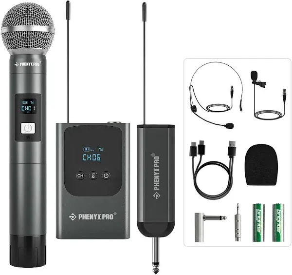 Phenyx Pro Dual Digital Wireless Microphone System