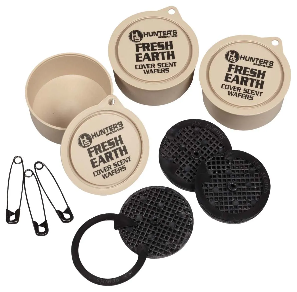 Hunters Specialties Long Lasting Fresh Earth Cover Scent Wafers for Hunting -...