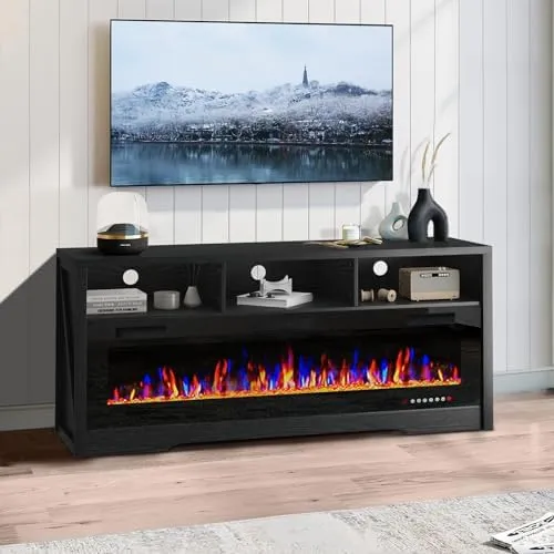 Waleaf Fireplace TV Stand