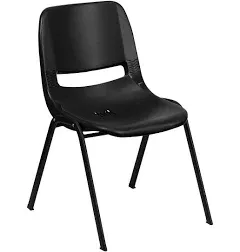 Flash Furniture Hercules Series 880 lb Capacity Ergonomic Shell Stack Chair Frame