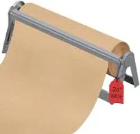 Wrapping Paper Roll Cutter Holder and Dispenser for 24in Butcher or Craft Paper