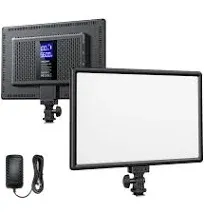 RALENO PLV-S192 - LED Video Soft Light Panel With Built In Battery - Black