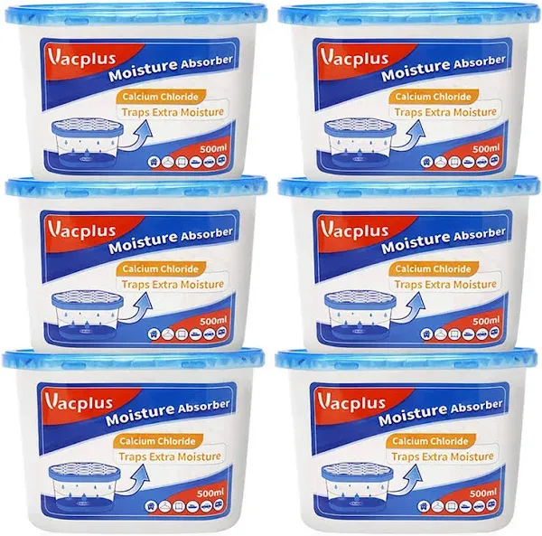 Vacplus Ocean Fragrance Moisture Absorber 6 Pack