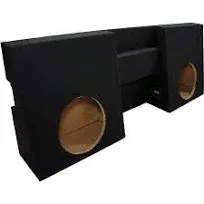 American Sound Connection Toyota Tacoma 2005-2015 Double Cab Dual 10" Sub Box Enclosure