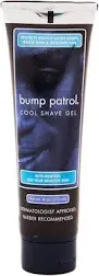 Bump Patrol Cool Shave Gel - Sensitive Clear Shaving Gel With Menthol Prevents Razor Burn, Bumps, Ingrown Hair - 4 Ounces