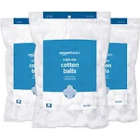 Amazon Basics Cotton Balls 200ct 1-Pack