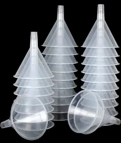 HNBun 30Pcs Plastic Funnels Set