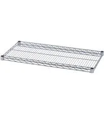 Alera Industrial Wire Shelving Extra Wire Shelves, 36w x 18d, Silver, 2 Shelves/Carton