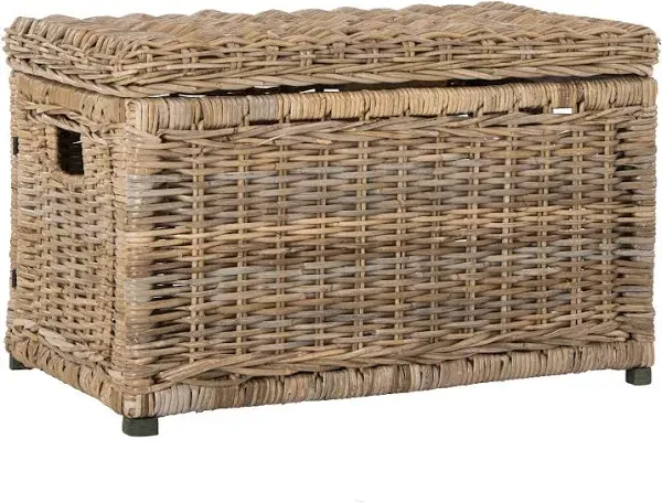 Elijah 30" Wicker Storage Trunk