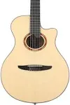 Yamaha NTX5 Thinline Body Nylon String Acoustic Electric Guitar w/Case