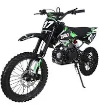 HHH TAO TAO 125cc Dirtbike DB17 Adult Youth Kids Gas Dirtbike Pit Bike 4 Speed Manual Clutch and 17/14 inch Wheel (Black Color)