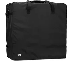 We Sell Mats Shoulder Bag for Carrying Tradeshow Flooring, Interlocking EVA Foam Mats & Other Tiles, Black, 25 in x 25 in x 14 in (BAGC)