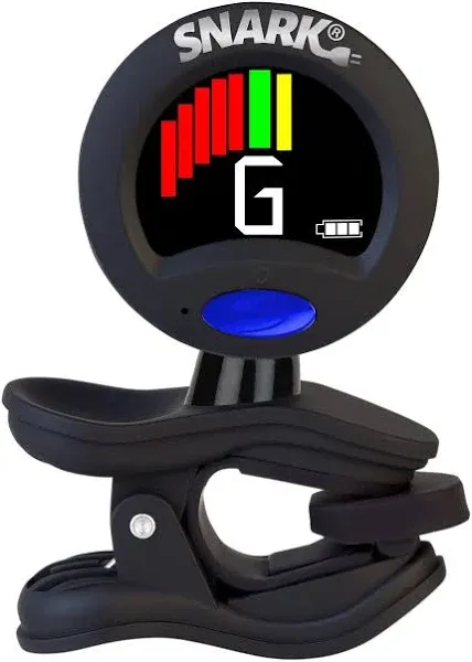 Snark SST-1 Super Tight Rechargeable Clip-On Guitar Tuner w/ Protective Case