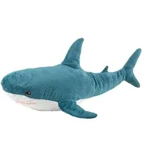 Plush Shark Toy Pillow, 31-Inch Giant Shark Plush Animal Toy Super Soft and Cute