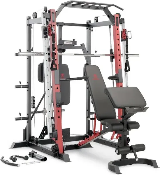 Marcy Smith Machine Cage System Home Gym Multifunction Rack, Customizable Training Station