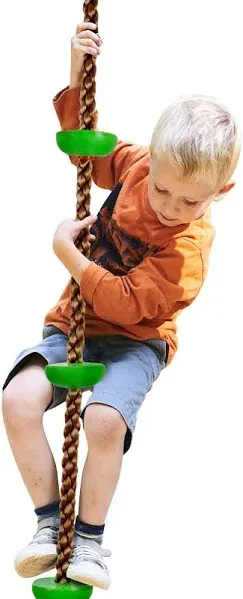 Hey! Play! Climbing Rope Knotted Tree Swing Ladder