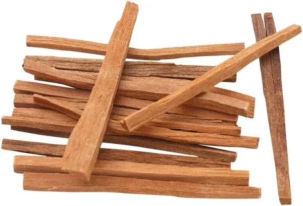 Sandalwood Sticks Wild Harvested High Resin Smudging Sticks,Perfect Smudge Stick for Mediation Yoga or Prayer, All Natural Light Scented Sandalwood Sticks, Pack of 20 Holy Sticks.