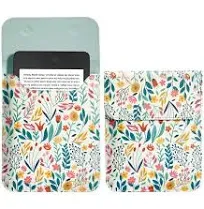 TiMOVO 6 Inch Tablet Sleeve for All-New 6" Kindle 11th Generation 2024/2022, Protective Sleeve Cover Case with Pocket for Kindle E-Reader, Flowers