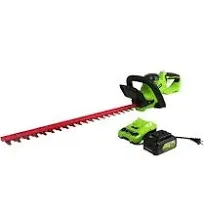 Greenworks 24V 22" Cordless Hedge Trimmer