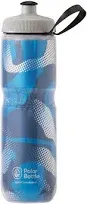 Polar Bottle 24 oz Sport Insulated Clean Cover Bottle 2-Pack Nimbus Storm/Charcoal