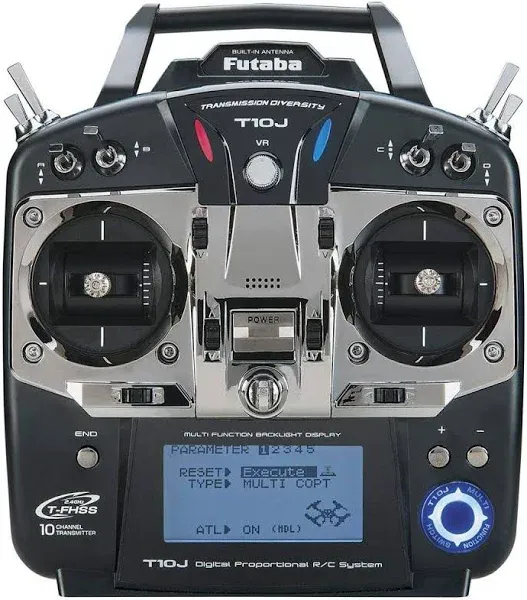 Futaba - T10JA 2.4GHz T-FHSS Airplane Spec Radio System w/ R3008SB Receiver