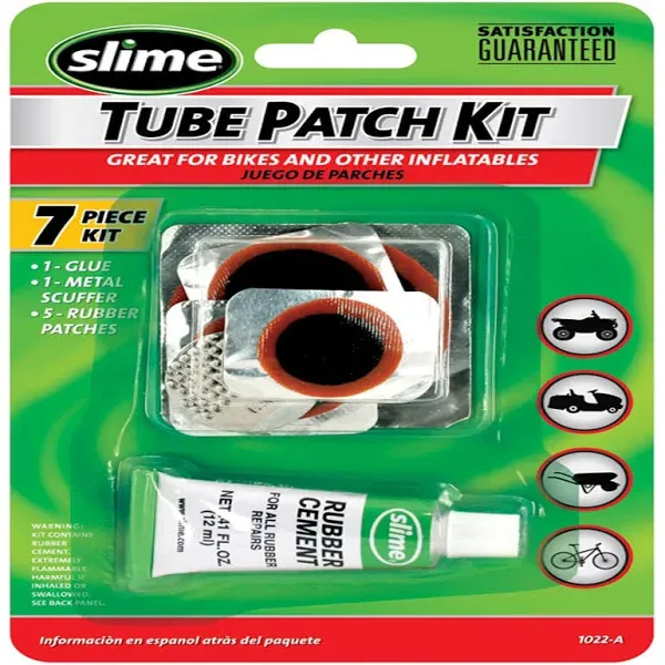 Slime Seven Piece Bike Inner Tube Patch Kit - 1022-a....