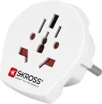 Skross World to Europe - White Country Travel Adapter (1.500211-E)