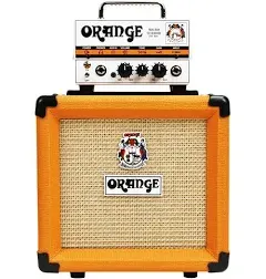 Orange 1x8&#034; Closed-Back Guitar Speaker Cabinet - Black &#034;Excellent Condition&#034;